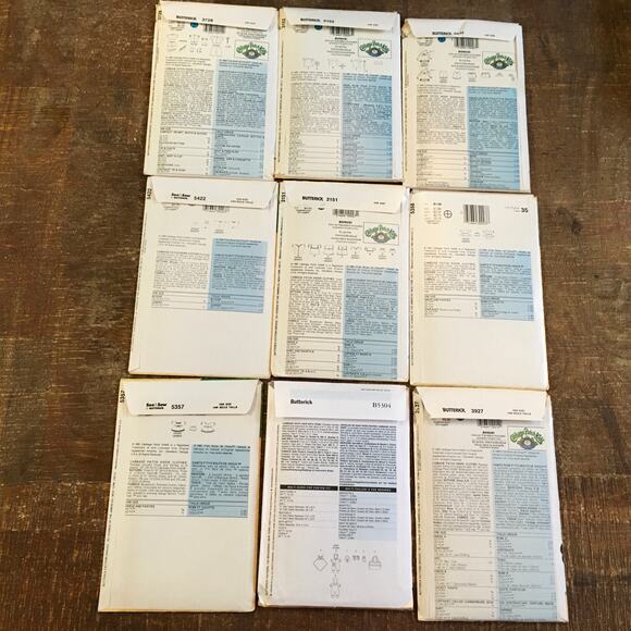 UNCUT Cabbage Patch Kids Clothing Vintage Sewing Patterns *Lot of 9* 15 in Doll - Picture 2 of 2